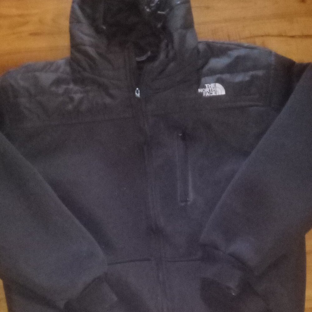 The North face zip up hoodie